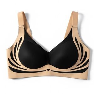 Black and Tan Women's Bra - Set of Four